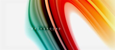 Gökkuşağı sıvı renk arka plan Bükülü sıvı tasarım, renkli mermer veya plastik dalgalı doku zemin, çok renkli şablonu için iş veya teknoloji sunu veya web broşür kapak