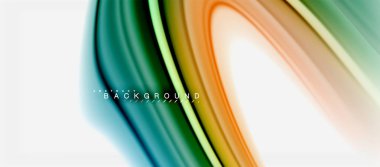 Gökkuşağı sıvı renk arka plan Bükülü sıvı tasarım, renkli mermer veya plastik dalgalı doku zemin, çok renkli şablonu için iş veya teknoloji sunu veya web broşür kapak