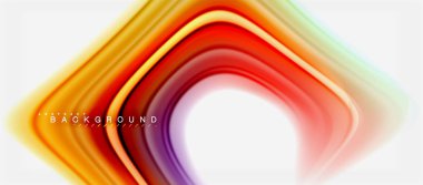 Gökkuşağı sıvı renk arka plan Bükülü sıvı tasarım, renkli mermer veya plastik dalgalı doku zemin, çok renkli şablonu için iş veya teknoloji sunu veya web broşür kapak