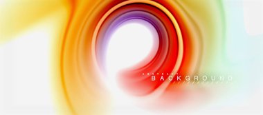 Gökkuşağı sıvı renk arka plan Bükülü sıvı tasarım, renkli mermer veya plastik dalgalı doku zemin, çok renkli şablonu için iş veya teknoloji sunu veya web broşür kapak