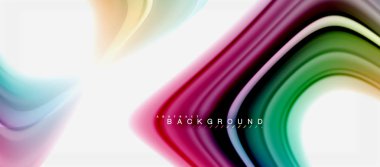 Gökkuşağı sıvı renk arka plan Bükülü sıvı tasarım, renkli mermer veya plastik dalgalı doku zemin, çok renkli şablonu için iş veya teknoloji sunu veya web broşür kapak