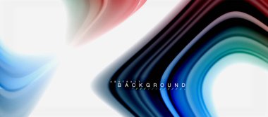 Gökkuşağı sıvı renk arka plan Bükülü sıvı tasarım, renkli mermer veya plastik dalgalı doku zemin, çok renkli şablonu için iş veya teknoloji sunu veya web broşür kapak