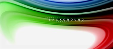 Gökkuşağı sıvı renk arka plan Bükülü sıvı tasarım, renkli mermer veya plastik dalgalı doku zemin, çok renkli şablonu için iş veya teknoloji sunu veya web broşür kapak