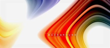 Gökkuşağı sıvı renk arka plan Bükülü sıvı tasarım, renkli mermer veya plastik dalgalı doku zemin, çok renkli şablonu için iş veya teknoloji sunu veya web broşür kapak