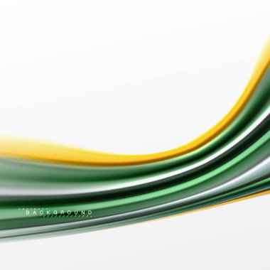 Sıvı sıvı karıştırma renkler konsepti üzerine açık gri renkli, eğri akışı, trendy soyut düzeni şablonu iş veya teknoloji sunu veya web broşür kapak için duvar kağıdı