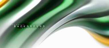 Sıvı sıvı karıştırma renkler konsepti üzerine açık gri renkli, eğri akışı, trendy soyut düzeni şablonu iş veya teknoloji sunu veya web broşür kapak için duvar kağıdı