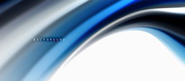 Sıvı sıvı karıştırma renkler konsepti üzerine açık gri renkli, eğri akışı, trendy soyut düzeni şablonu iş veya teknoloji sunu veya web broşür kapak için duvar kağıdı