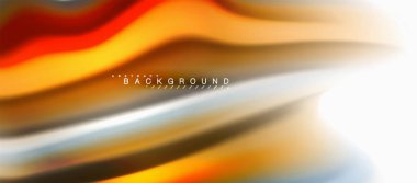 Sıvı sıvı karıştırma renkler konsepti üzerine açık gri renkli, eğri akışı, trendy soyut düzeni şablonu iş veya teknoloji sunu veya web broşür kapak için duvar kağıdı