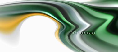 Sıvı sıvı karıştırma renkler konsepti üzerine açık gri renkli, eğri akışı, trendy soyut düzeni şablonu iş veya teknoloji sunu veya web broşür kapak için duvar kağıdı