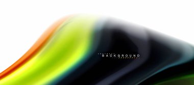 Sıvı sıvı karıştırma renkler konsepti üzerine açık gri renkli, eğri akışı, trendy soyut düzeni şablonu iş veya teknoloji sunu veya web broşür kapak için duvar kağıdı