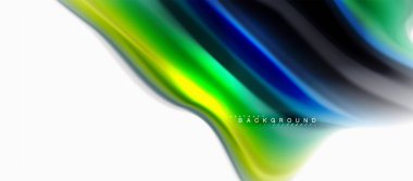 Sıvı sıvı karıştırma renkler konsepti üzerine açık gri renkli, eğri akışı, trendy soyut düzeni şablonu iş veya teknoloji sunu veya web broşür kapak için duvar kağıdı