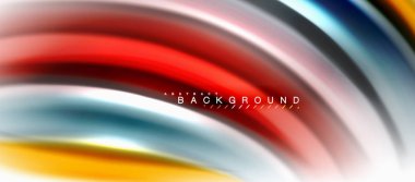 Sıvı sıvı karıştırma renkler konsepti üzerine açık gri renkli, eğri akışı, trendy soyut düzeni şablonu iş veya teknoloji sunu veya web broşür kapak için duvar kağıdı