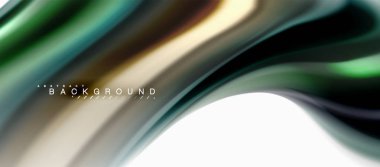 Sıvı sıvı karıştırma renkler konsepti üzerine açık gri renkli, eğri akışı, trendy soyut düzeni şablonu iş veya teknoloji sunu veya web broşür kapak için duvar kağıdı