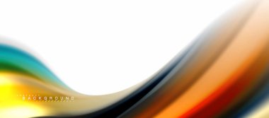 Sıvı sıvı karıştırma renkler konsepti üzerine açık gri renkli, eğri akışı, trendy soyut düzeni şablonu iş veya teknoloji sunu veya web broşür kapak için duvar kağıdı