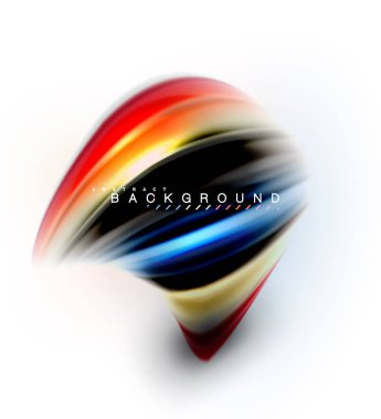 Sıvı sıvı karıştırma renkler konsepti üzerine açık gri renkli, dalga ve girdap eğrisi akışı satır, trendy soyut düzeni şablonu iş sunumu, app duvar kağıdı başlık sayfası, poster veya duvar kağıdı için