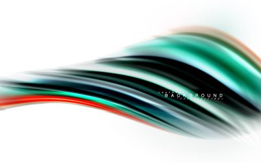 Sıvı sıvı karıştırma renkler konsepti üzerine açık gri renkli, dalga ve girdap eğrisi akışı satır, trendy soyut düzeni şablonu iş sunumu, app duvar kağıdı başlık sayfası, poster veya duvar kağıdı için