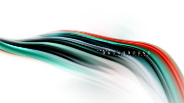 Sıvı sıvı karıştırma renkler konsepti üzerine açık gri renkli, dalga ve girdap eğrisi akışı satır, trendy soyut düzeni şablonu iş sunumu, app duvar kağıdı başlık sayfası, poster veya duvar kağıdı için