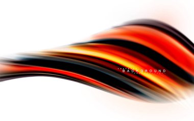 Sıvı sıvı karıştırma renkler konsepti üzerine açık gri renkli, dalga ve girdap eğrisi akışı satır, trendy soyut düzeni şablonu iş sunumu, app duvar kağıdı başlık sayfası, poster veya duvar kağıdı için