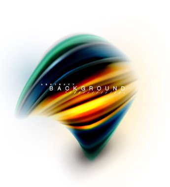 Sıvı sıvı karıştırma renkler konsepti üzerine açık gri renkli, dalga ve girdap eğrisi akışı satır, trendy soyut düzeni şablonu iş sunumu, app duvar kağıdı başlık sayfası, poster veya duvar kağıdı için