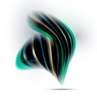 Sıvı sıvı karıştırma renkler konsepti üzerine açık gri renkli, dalga ve girdap eğrisi akışı satır, trendy soyut düzeni şablonu iş sunumu, app duvar kağıdı başlık sayfası, poster veya duvar kağıdı için