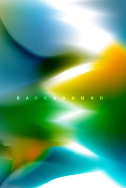 Holografik boya patlama tasarım, akışkan akışı, renkli fırtına renkler. Sıvı karıştırma renkler hareket kavramı, Modern arka plan düzeni şablonu iş sunumu, app duvar kağıdı afiş için