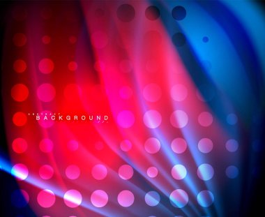 Neon holografik sıvı renkli dalga web, duvar kağıdı, desen, doku ve arka plan için