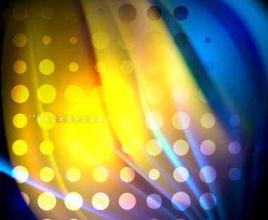 Neon holografik sıvı renkli dalga web, duvar kağıdı, desen, doku ve arka plan için