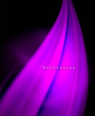 Neon holografik sıvı renkli dalga web, duvar kağıdı, desen, doku ve arka plan için