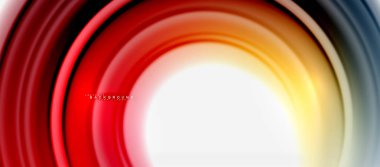 Gökkuşağı sıvı renkli arka plan - girdap ve daireler, bükülmüş sıvı renkler, renkli mermer veya plastik dalgalı doku zemin, çok renkli şablonu için iş veya teknoloji