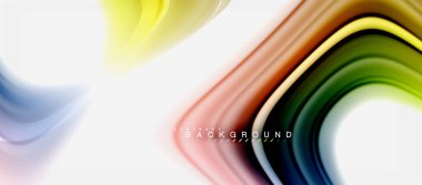 Gökkuşağı sıvı renk arka plan Bükülü sıvı tasarım, renkli mermer veya plastik dalgalı doku zemin, çok renkli şablonu için iş veya teknoloji sunu veya web broşür kapak