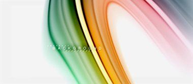 Gökkuşağı sıvı renk arka plan Bükülü sıvı tasarım, renkli mermer veya plastik dalgalı doku zemin, çok renkli şablonu için iş veya teknoloji sunu veya web broşür kapak