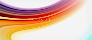 Gökkuşağı sıvı renk arka plan Bükülü sıvı tasarım, renkli mermer veya plastik dalgalı doku zemin, çok renkli şablonu için iş veya teknoloji sunu veya web broşür kapak