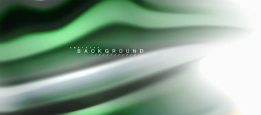 Sıvı sıvı karıştırma renkler konsepti üzerine açık gri renkli, eğri akışı, trendy soyut düzeni şablonu iş veya teknoloji sunu veya web broşür kapak için duvar kağıdı