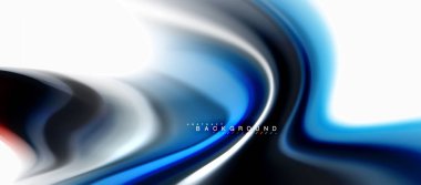 Sıvı sıvı karıştırma renkler konsepti üzerine açık gri renkli, eğri akışı, trendy soyut düzeni şablonu iş veya teknoloji sunu veya web broşür kapak için duvar kağıdı