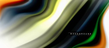 Sıvı sıvı karıştırma renkler konsepti üzerine açık gri renkli, eğri akışı, trendy soyut düzeni şablonu iş veya teknoloji sunu veya web broşür kapak için duvar kağıdı