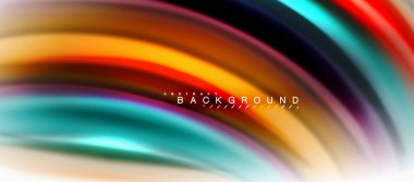 Sıvı sıvı karıştırma renkler konsepti üzerine açık gri renkli, eğri akışı, trendy soyut düzeni şablonu iş veya teknoloji sunu veya web broşür kapak için duvar kağıdı