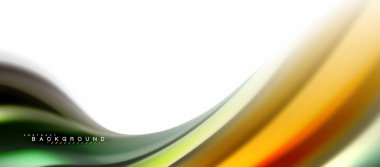 Sıvı sıvı karıştırma renkler konsepti üzerine açık gri renkli, eğri akışı, trendy soyut düzeni şablonu iş veya teknoloji sunu veya web broşür kapak için duvar kağıdı