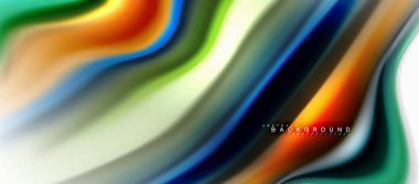 Sıvı sıvı karıştırma renkler konsepti üzerine açık gri renkli, eğri akışı, trendy soyut düzeni şablonu iş veya teknoloji sunu veya web broşür kapak için duvar kağıdı