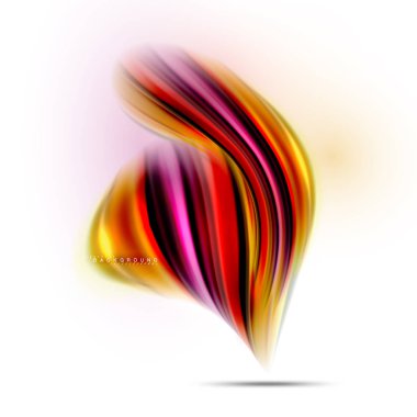 Sıvı sıvı karıştırma renkler konsepti üzerine açık gri renkli, dalga ve girdap eğrisi akışı satır, trendy soyut düzeni şablonu iş sunumu, app duvar kağıdı başlık sayfası, poster veya duvar kağıdı için