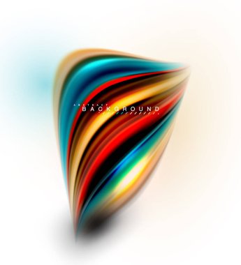 Sıvı sıvı karıştırma renkler konsepti üzerine açık gri renkli, dalga ve girdap eğrisi akışı satır, trendy soyut düzeni şablonu iş sunumu, app duvar kağıdı başlık sayfası, poster veya duvar kağıdı için