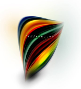 Sıvı sıvı karıştırma renkler konsepti üzerine açık gri renkli, dalga ve girdap eğrisi akışı satır, trendy soyut düzeni şablonu iş sunumu, app duvar kağıdı başlık sayfası, poster veya duvar kağıdı için