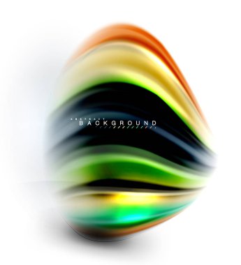 Sıvı sıvı karıştırma renkler konsepti üzerine açık gri renkli, dalga ve girdap eğrisi akışı satır, trendy soyut düzeni şablonu iş sunumu, app duvar kağıdı başlık sayfası, poster veya duvar kağıdı için