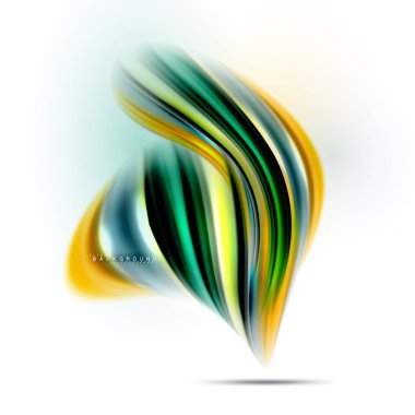 Sıvı sıvı karıştırma renkler konsepti üzerine açık gri renkli, dalga ve girdap eğrisi akışı satır, trendy soyut düzeni şablonu iş sunumu, app duvar kağıdı başlık sayfası, poster veya duvar kağıdı için