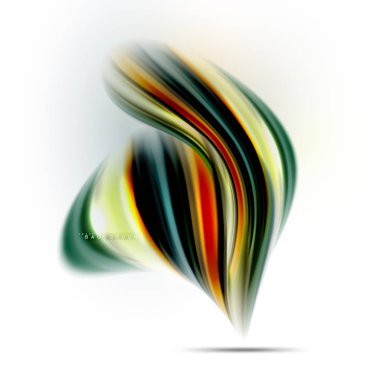 Sıvı sıvı karıştırma renkler konsepti üzerine açık gri renkli, dalga ve girdap eğrisi akışı satır, trendy soyut düzeni şablonu iş sunumu, app duvar kağıdı başlık sayfası, poster veya duvar kağıdı için