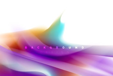 Holografik boya patlama tasarım, akışkan akışı, renkli fırtına renkler. Sıvı karıştırma renkler hareket kavramı, Modern arka plan düzeni şablonu iş sunumu, app duvar kağıdı afiş için