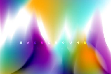 Holografik boya patlama tasarım, akışkan akışı, renkli fırtına renkler. Sıvı karıştırma renkler hareket kavramı, Modern arka plan düzeni şablonu iş sunumu, app duvar kağıdı afiş için