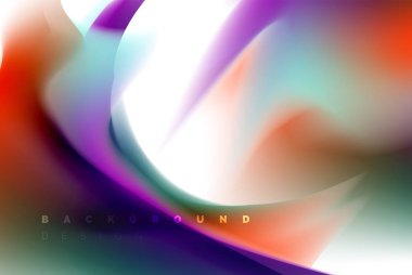 Holografik boya patlama tasarım, akışkan akışı, renkli fırtına renkler. Sıvı karıştırma renkler hareket kavramı, Modern arka plan düzeni şablonu iş sunumu, app duvar kağıdı afiş için