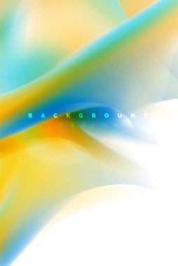 Holografik boya patlama tasarım, akışkan akışı, renkli fırtına renkler. Sıvı karıştırma renkler hareket kavramı, Modern arka plan düzeni şablonu iş sunumu, app duvar kağıdı afiş için