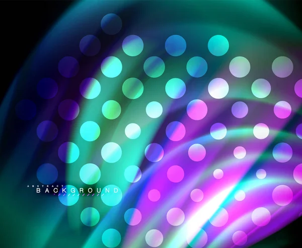 Neon holografik sıvı renkli dalga web, duvar kağıdı, desen, doku ve arka plan için