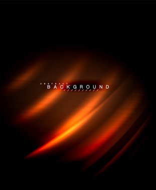 Neon parlayan techno hatları, yüksek teknoloji fütüristik arka plan şablonu kare şekilleri ile